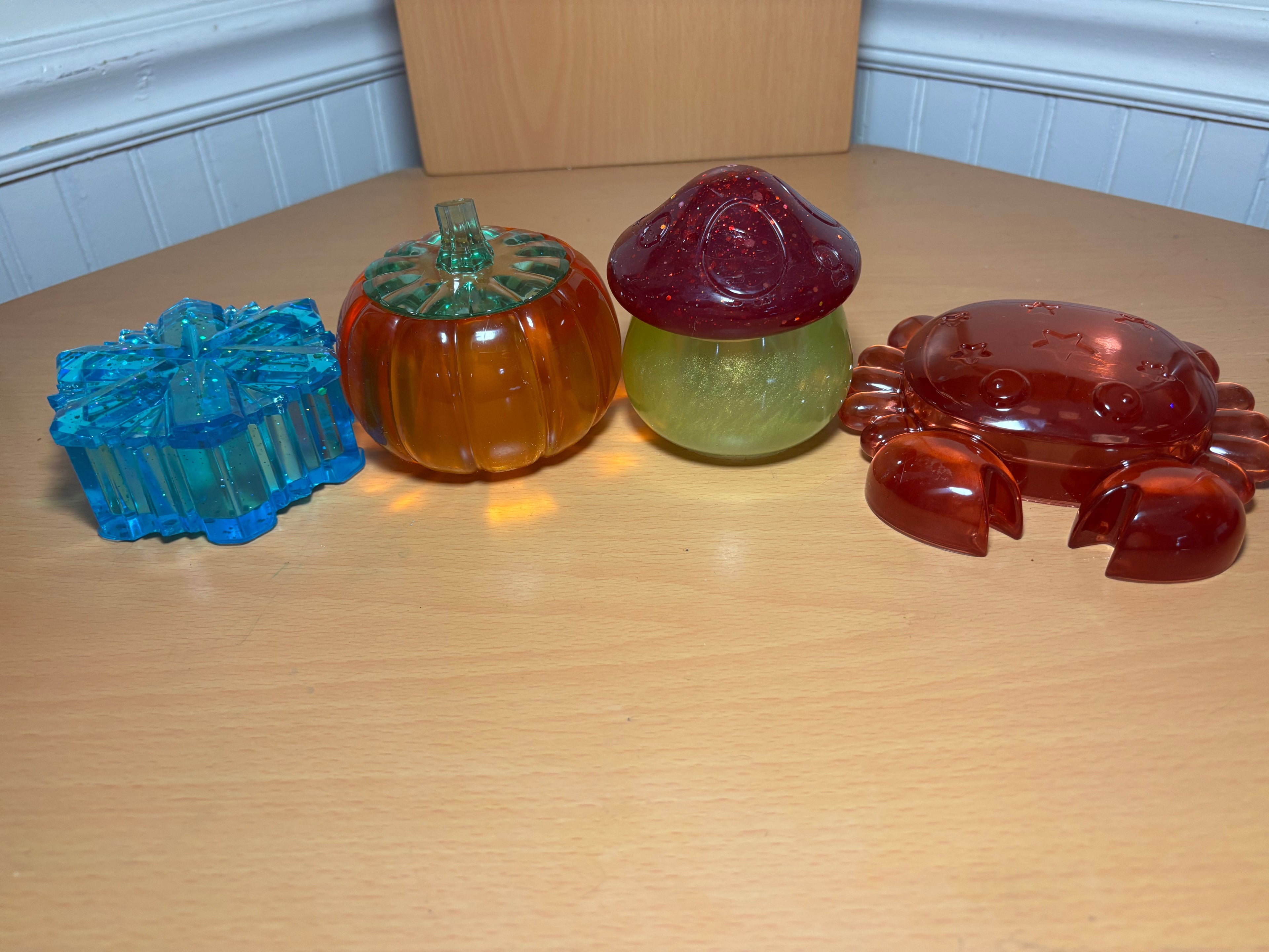 Pumpkin Resin Trinket Box