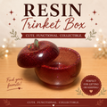 Apple Resin Trinket Box