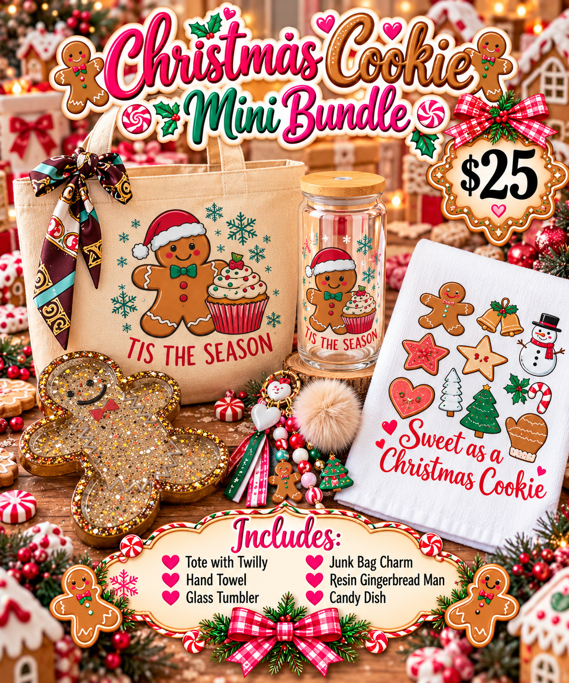 Christmas cookie mini bundle