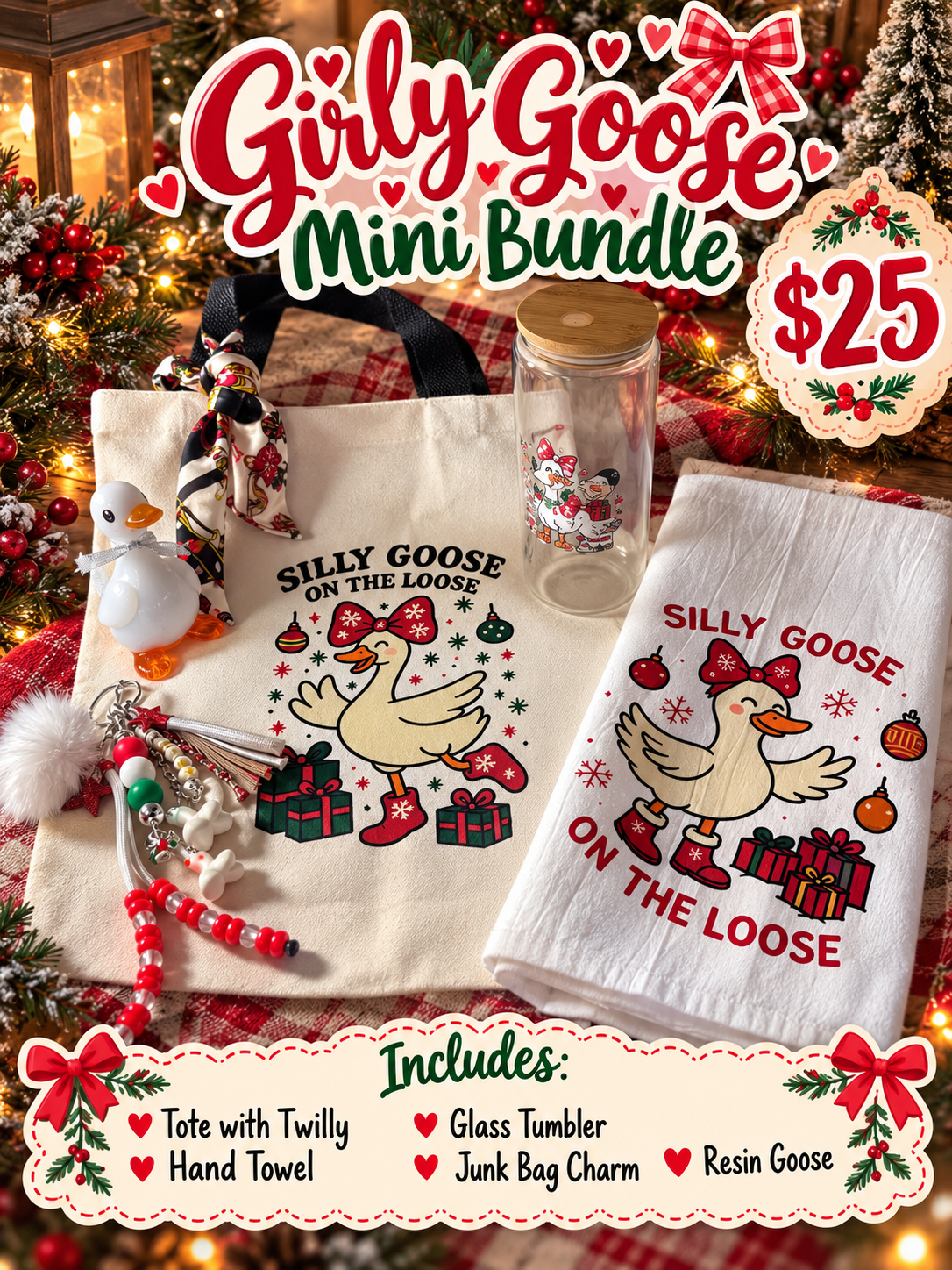 Girly goose mini bundle