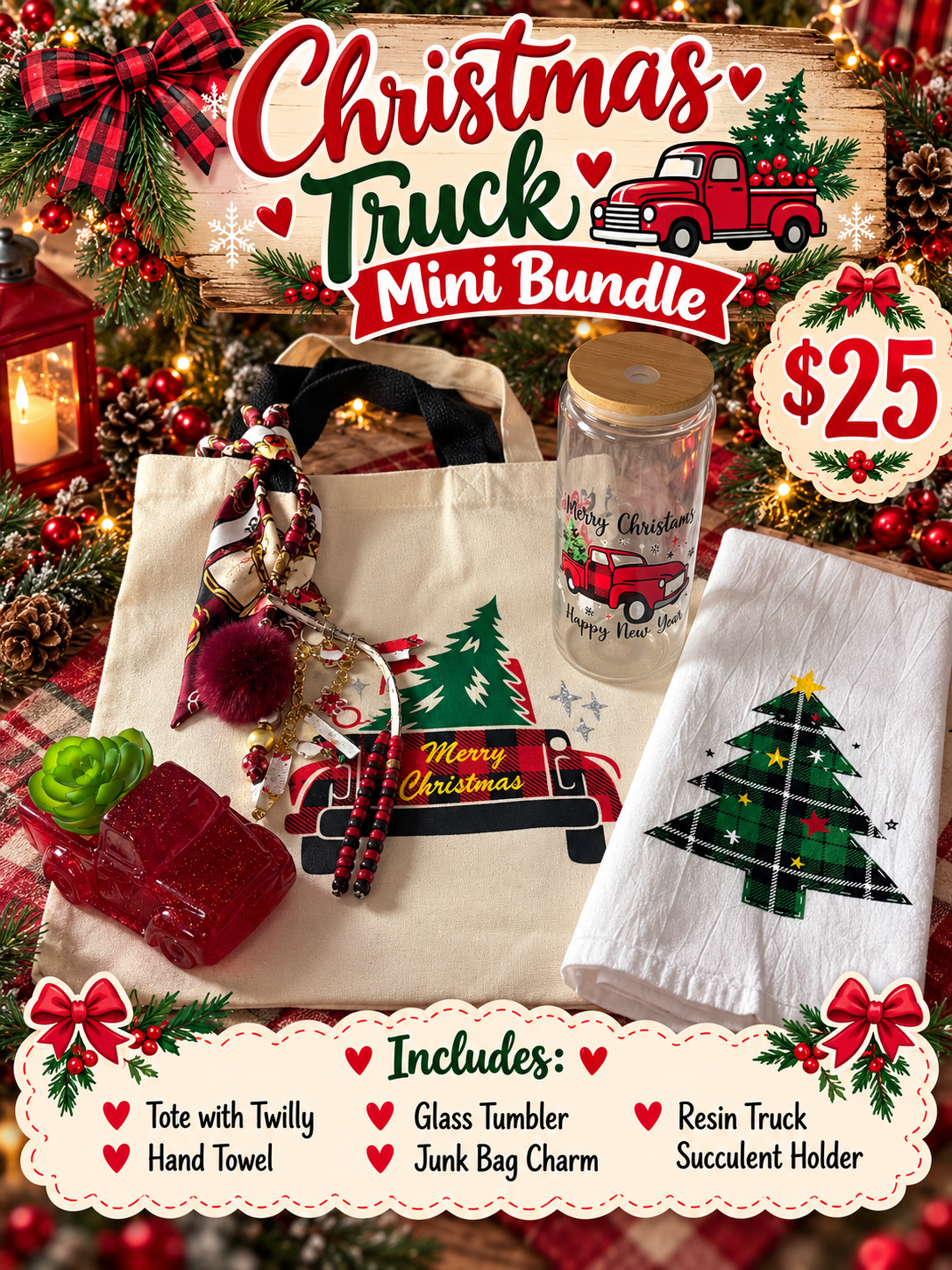 Christmas truck mini bundle